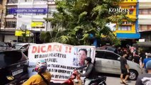 Penampakan Spanduk Protes Pemilik Ruko di Pluit ke Ketua RT
