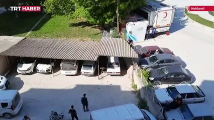 Mezbahadan kaçan dana emlakçıya girdi