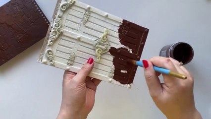 Notepad Decor Idea | Notebook Cover | Notepad with a door