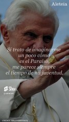 ¿Cómo se imaginaba el Paraíso Benedicto XVI?