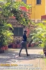 Malaika Arora ke pair mein kya atak gaya? Looked like a piece of string from afar heki...