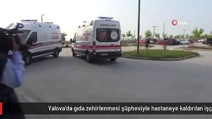 Yalova'da gıda zehirlenmesi şüphesiyle hastaneye kaldırılan işçi sayısı 140'a yükseldi