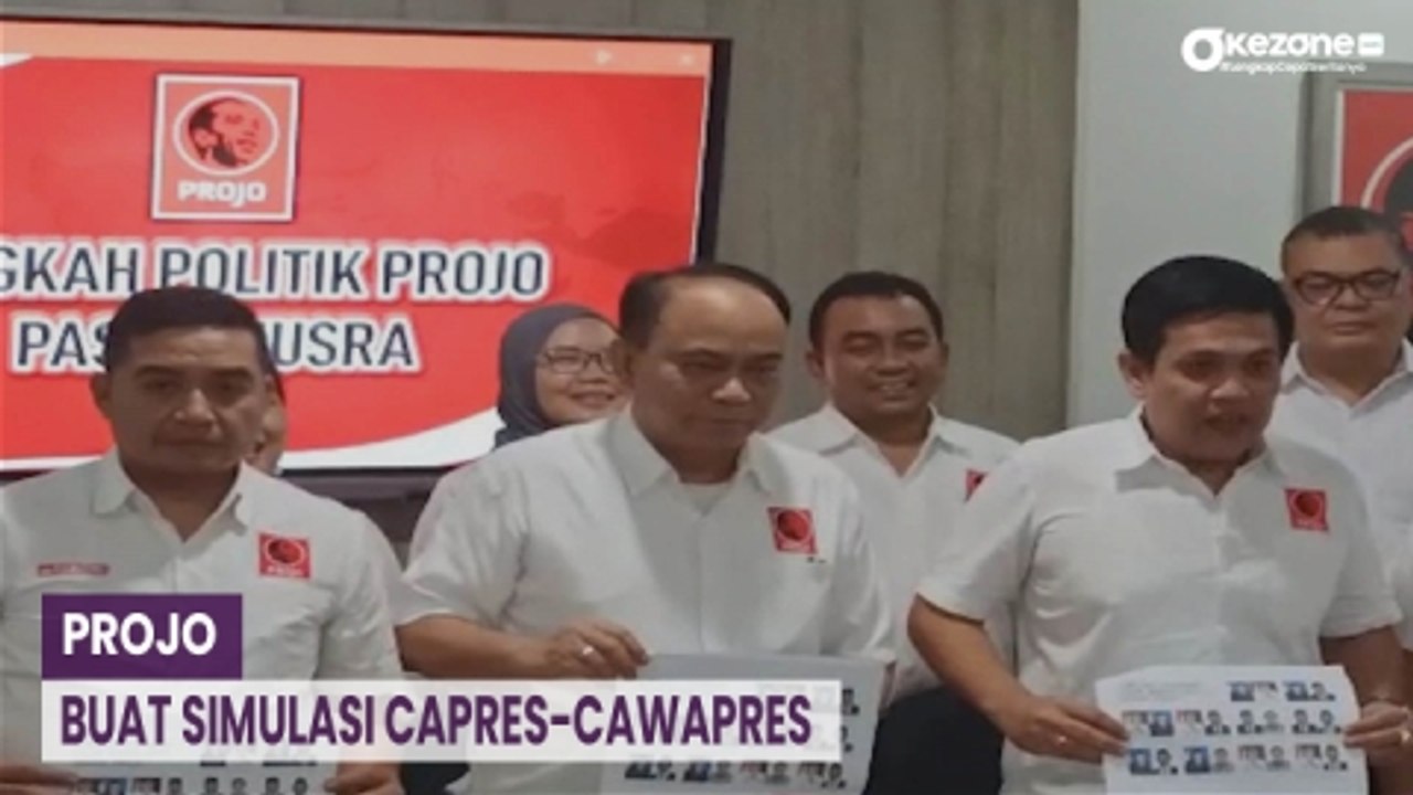 Relawan Projo Buat 10 Simulasi Pasangan Capres-Cawapres