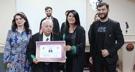 84 yaşında avukat oldu