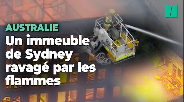Sydney: un immeuble de sept étages en feu, l'incendie s'étend à d'autres bâtiments