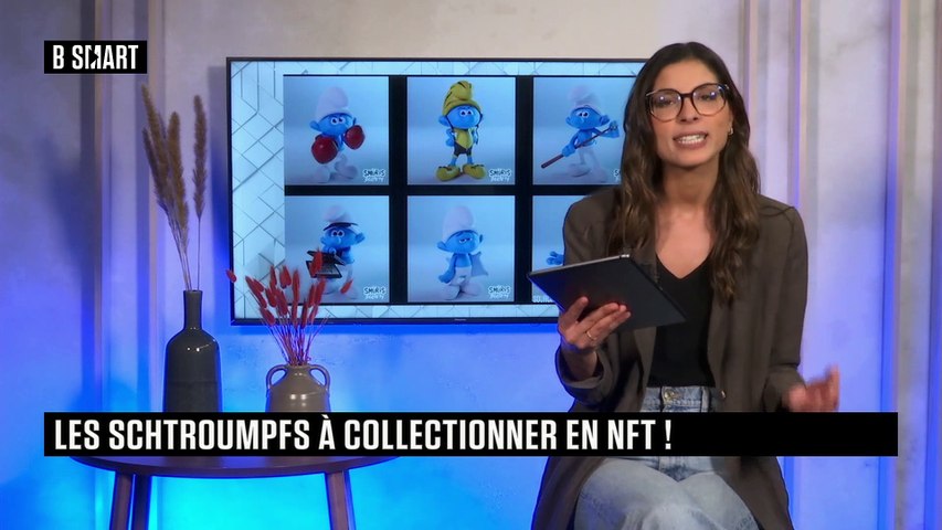 Les Schtroumpfs à collectionner en NFT !