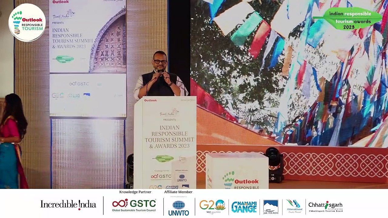 Indranil Roy, CEO of Outlook Group Delivers the Welcome Address At IRTA