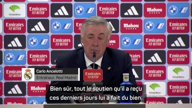 Racisme - Ancelotti sur l'annulation du carton rouge de Vinicius : C'était la bonne décision