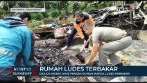 Diduga Akibat Arus Pendek Rumah Warga Ludes Terbakar