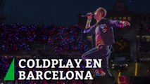Más de 55.000 personas en la primera noche de cuatro de Coldplay en Barcelona