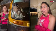 Sara Ali Khan ने गाड़ी नहीं मिलने पर की Auto की सवारी, Trolls ने उड़ाया मजाक, बताया पब्लिसिटी स्टंट