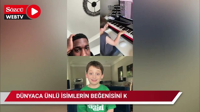 6 yaşındaki minik müzisyen, dünyaca ünlü isimlerin beğenisini kazandı