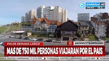 Finde largo: más de 750 mil personas están viajando por el país