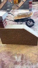 Une couche de finition réalisée a la tyrolienne