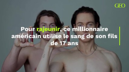 Millionnaire américain utilise le sang de son fils de 17 ans pour rajeunir 🧬