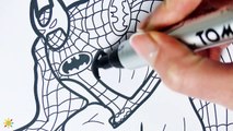 Spider-Bat Coloring Page - The Evolution of Spider-Man Coloring Pages - Coloring Pages