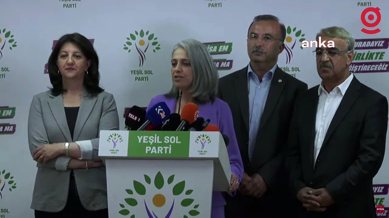 HDP Eş Genel Başkanları ile Yeşil Sol Parti Eş Sözcüleri; Açıklama Yapıyor #canlı