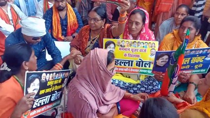 बीजेपी पार्षद दल ने नगर निगम का किया घेराव, इन मांगों को लेकर की नारेबाजी, देखें वीडियों