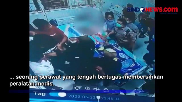 Aksi Perawat RSUD di Kendari Dianiaya Keluarga Pasien Terekam CCTV
