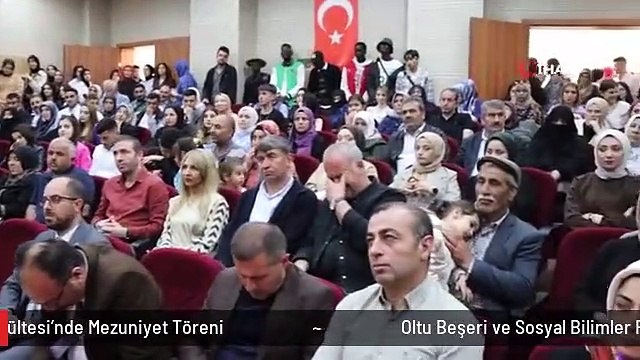 Oltu Beşeri ve Sosyal Bilimler Fakültesi'nde Mezuniyet Töreni