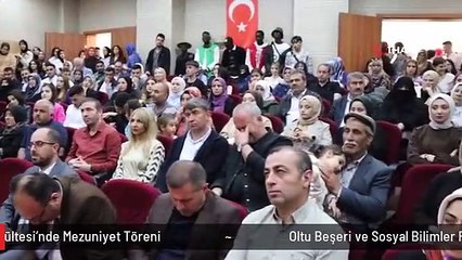 Oltu Beşeri ve Sosyal Bilimler Fakültesi'nde Mezuniyet Töreni