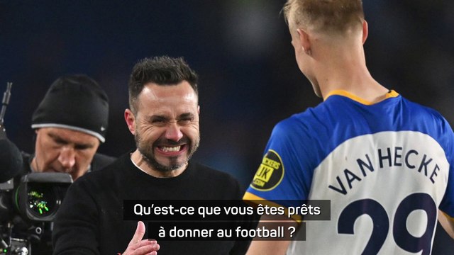 Roberto De Zerbi : Nous méritons de jouer l'Europa League