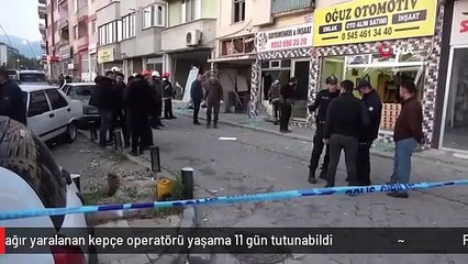 Patlamada ağır yaralanan kepçe operatörü yaşama 11 gün tutunabildi