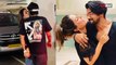 Hina Khan ने Mumbai Airport पर BF Rocky Jaiswal को किया Kiss,Hina Khan के Video पर भड़के Fans