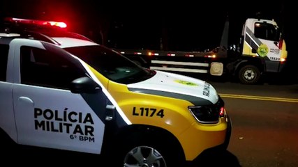 Santana rebaixada é apreendida pela PM; motorista estava com carteira suspensa