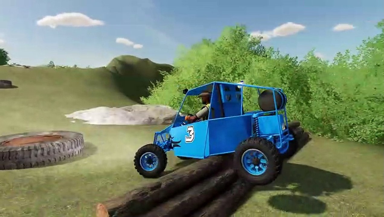 Farming Simulator 22 087 - COLORED BUGGY DEATH RUN