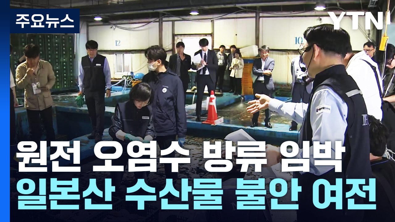 오염수 방류 앞두고 일본산 수산물 검역 절차 공개 / YTN