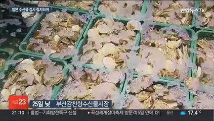 "방사능 철통검사"…식약처, 일본 수산물 우려 불식 나서