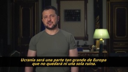 Zelenski: La reconstrucción de Ucrania dentro de la UE mostrará la "fortaleza de Europa"