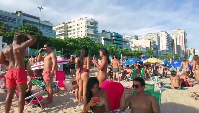 BEST BEACHES RIO DE JANEIRO Brazil Beach Walk, Travel Vlog 4K UHD-004