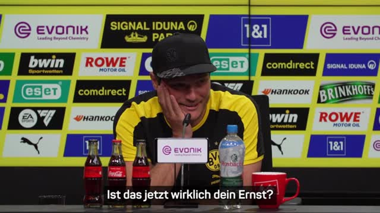 Wetteinsätze? Terzic: „Keine Lust auf Konjunktiv“