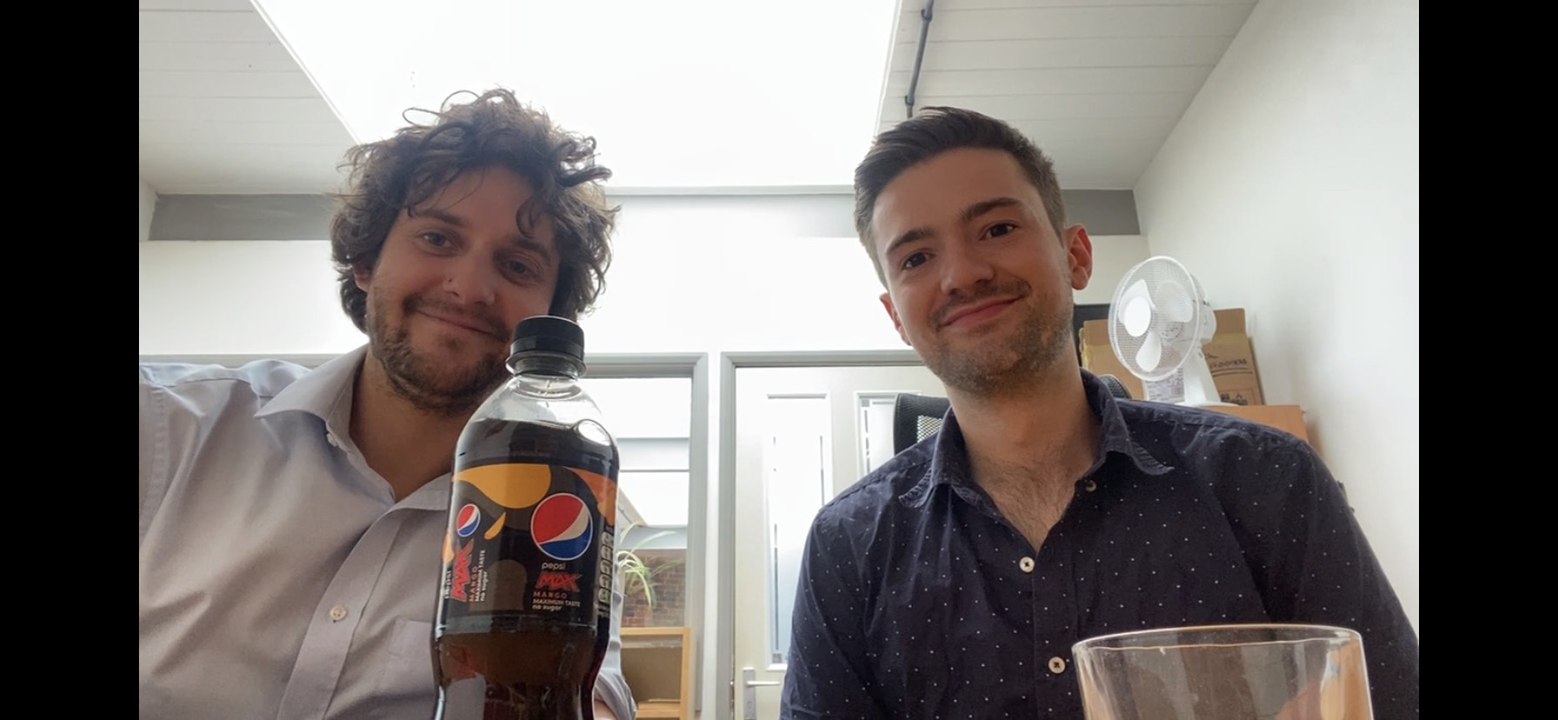 Trying the new mango Pepsi Max