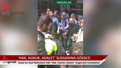 Gazi Mahallesi'nde Soylu protestosuna gözaltı