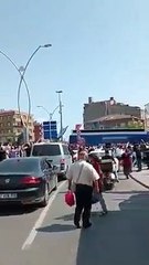 Süleyman Soylu Gazi Mahallesi’nde protesto edilmiş.