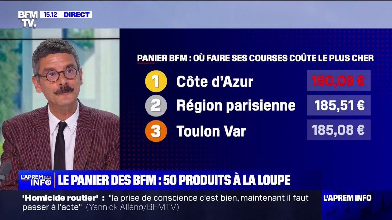 Le panier des BFM: quelles sont les régions les moins chères ou l'on fait ses courses?