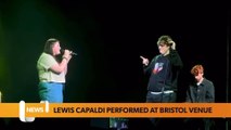 Bristol May 25 Headlines: Lewis Capaldi sings with a fan at an intimate bristol gig