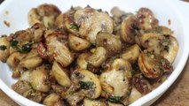 Butter Garlic Mushrooms -- Delicious Garlic Mushroom Recipe -- Starter Recipe