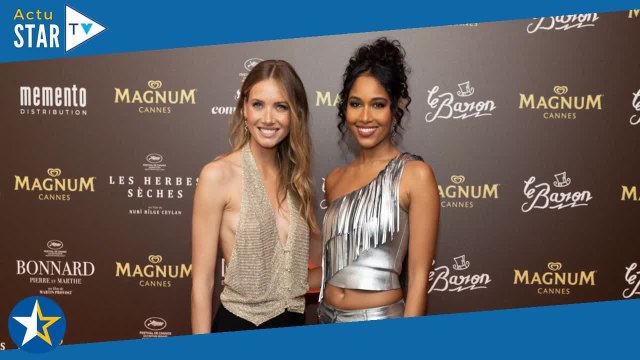 Amandine Petit et Clémence Botino dégainent les mini-robes, soirée cannoise avec le fils d'une star