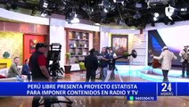 Jorge Montoya en contra de proyecto que propone imponer cuotas de contenido en radio y TV