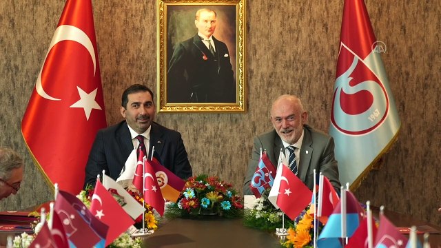 TRABZON - Şampiyon kulüplerin divan başkanları toplandı