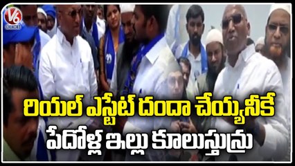 RS Praveen Kumar Comments CM KCR Over Rekurthi House Demolition At Karimnagar _ V6 News (1)