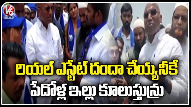 RS Praveen Kumar Comments CM KCR Over Rekurthi House Demolition At Karimnagar _ V6 News (1)