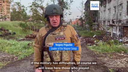 Wagner mercenary chief says his fighters are pulling out of Bakhmut
