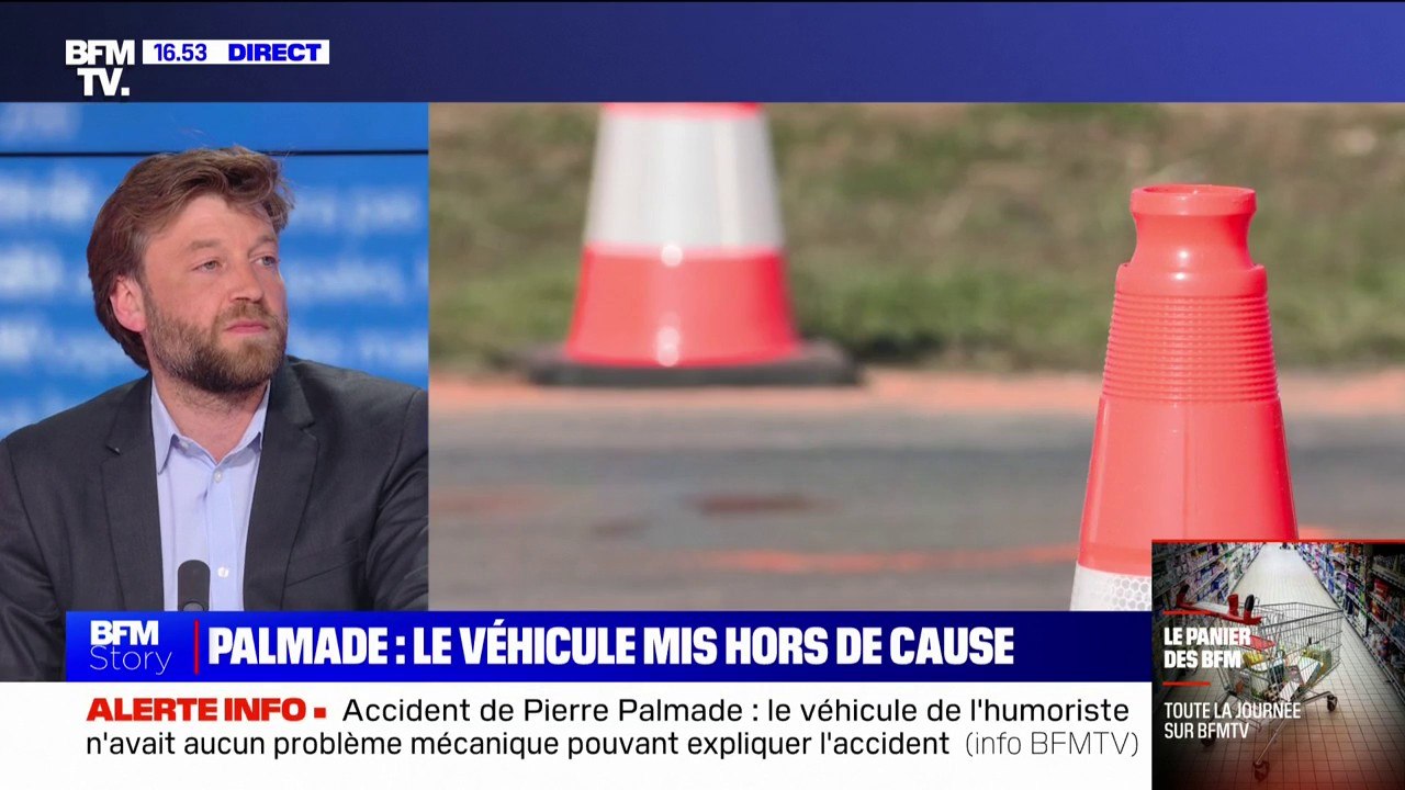 Affaire Palmade: la vitesse du véhicule de l'humoriste et un éventuel problème mécanique mis hors de cause