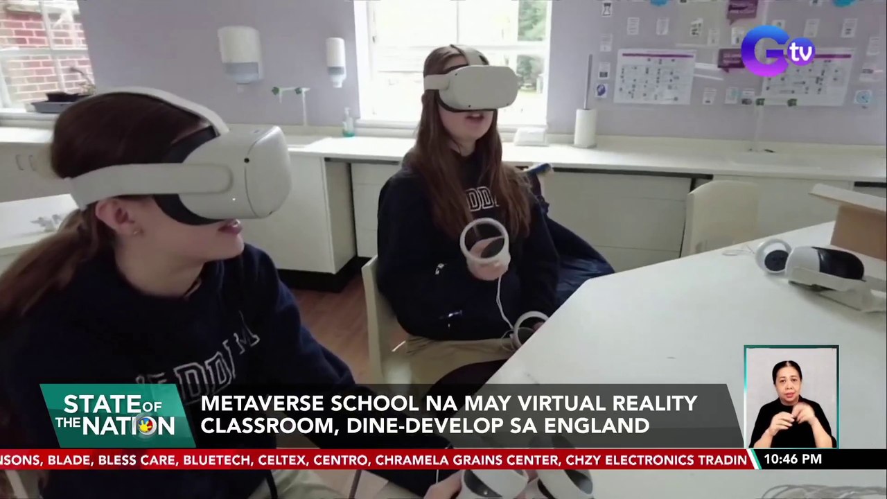 Metaverse School na may virtual reality classroom, dine-develop sa England | SONA