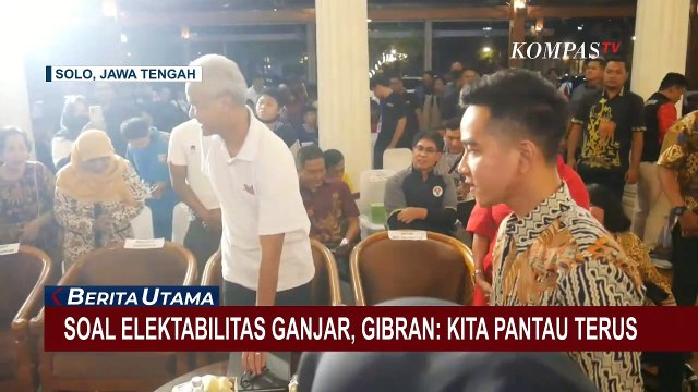 Gibran Tanggapi Turunnya Elektabilitas Ganjar Pranowo: Kita Pantau Terus